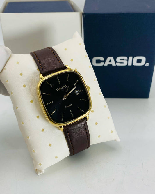 Casio Vintage (Black Dial, Gold Case)